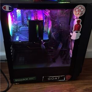 Custom Gaming PC with RGB Lighting